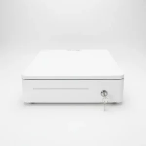 Heavy-duty restaurant cash drawer closed